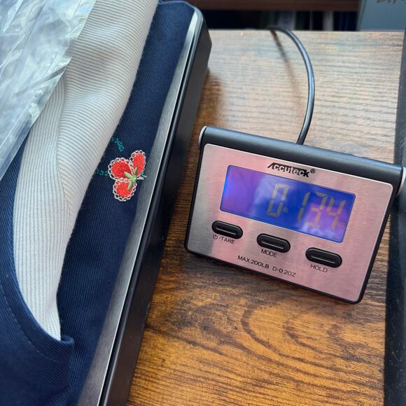 Vintage Alfred Dunner Wms Large Navy Cream SS Embroidered Floral Faux Vest Top - Picture 9 of 11